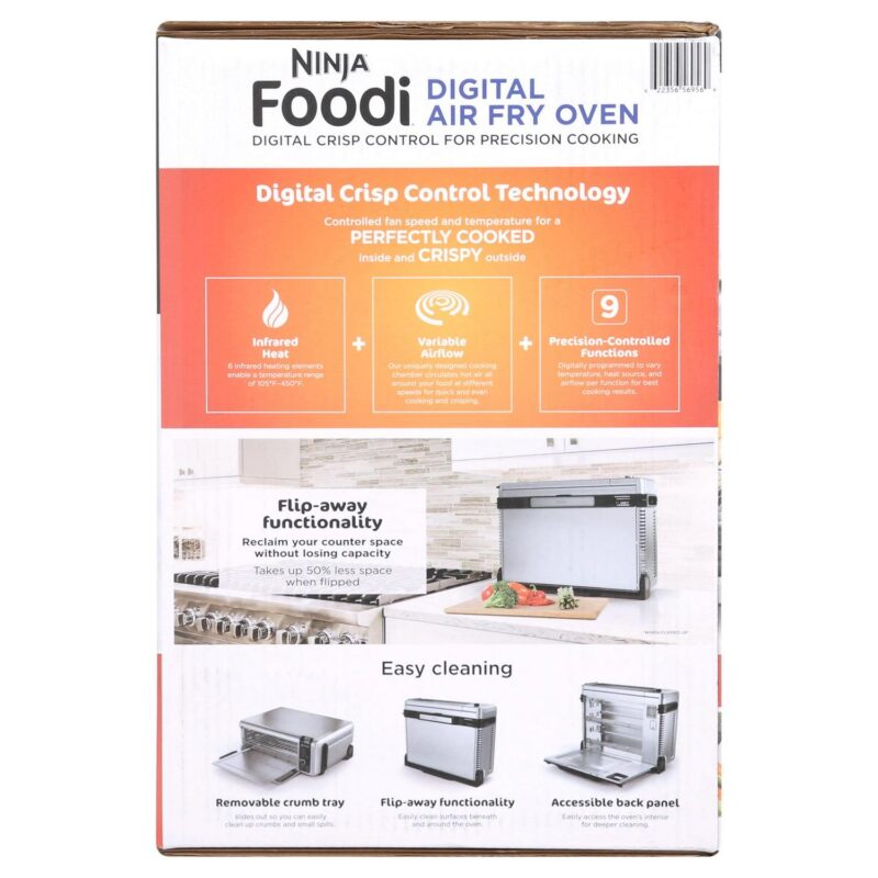 Ninja FT102A Foodi 9-in-1 Digital Air Fry Oven with Convection Oven, Toaster, Air Fryer - Image 11