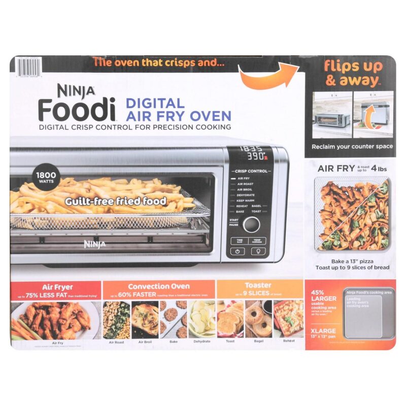 Ninja FT102A Foodi 9-in-1 Digital Air Fry Oven with Convection Oven, Toaster, Air Fryer - Image 2