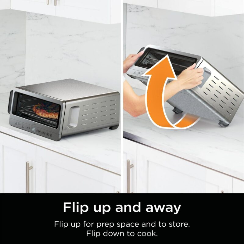 Ninja Flip Toaster Oven and Air Fryer, 8-in-1 Functionality, Flip Up and Away Capability for Storage Space, SP151 - Image 2