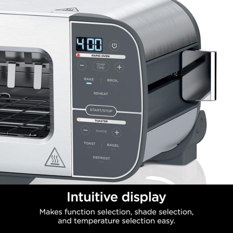 Ninja Foodi 2-in-1 Flip Toaster and Compact Toaster Oven - Image 6