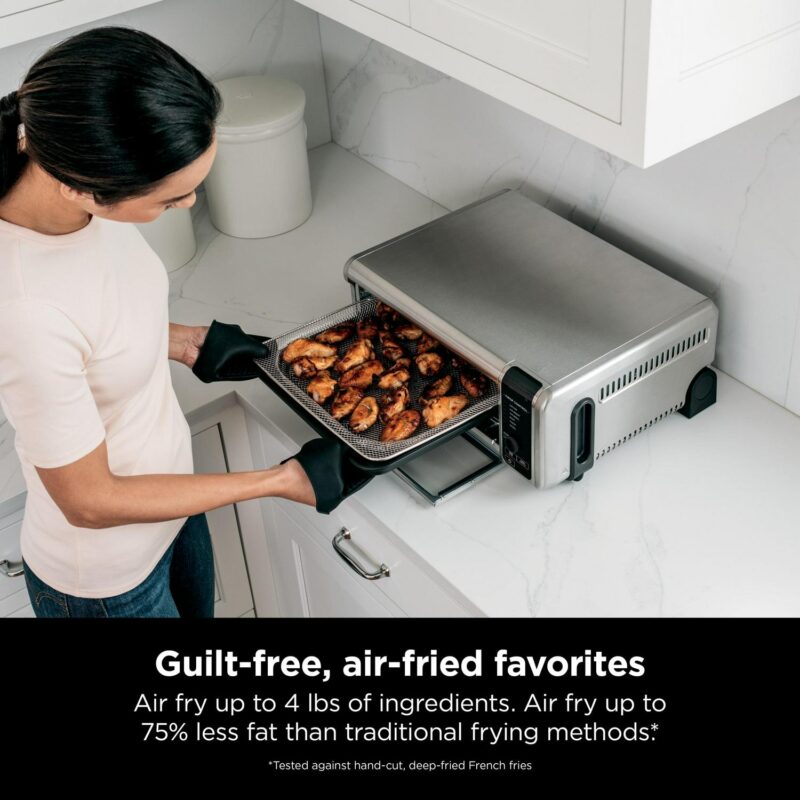 Ninja Foodi 6-in-1 Digital Air Fry, Large Toaster Oven, Flip-Away, SP080 - Image 2