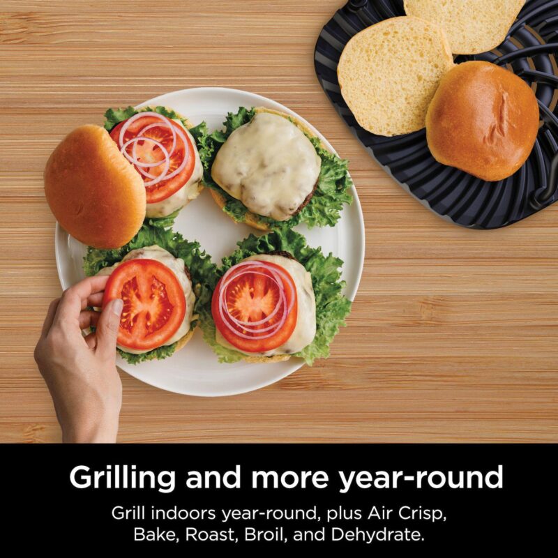 Ninja Foodi 6-in-1 Indoor Grill and Air Fryer Plus Broil, Bake, Roast and Dehydrate - Image 4