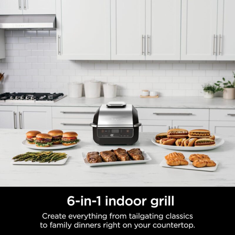 Ninja Foodi 6-in-1 Indoor Grill and Air Fryer Plus Broil, Bake, Roast and Dehydrate - Image 2