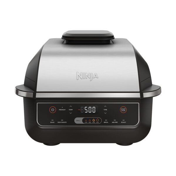 Ninja Foodi 6-in-1 Indoor Grill and Air Fryer Plus Broil, Bake, Roast and Dehydrate