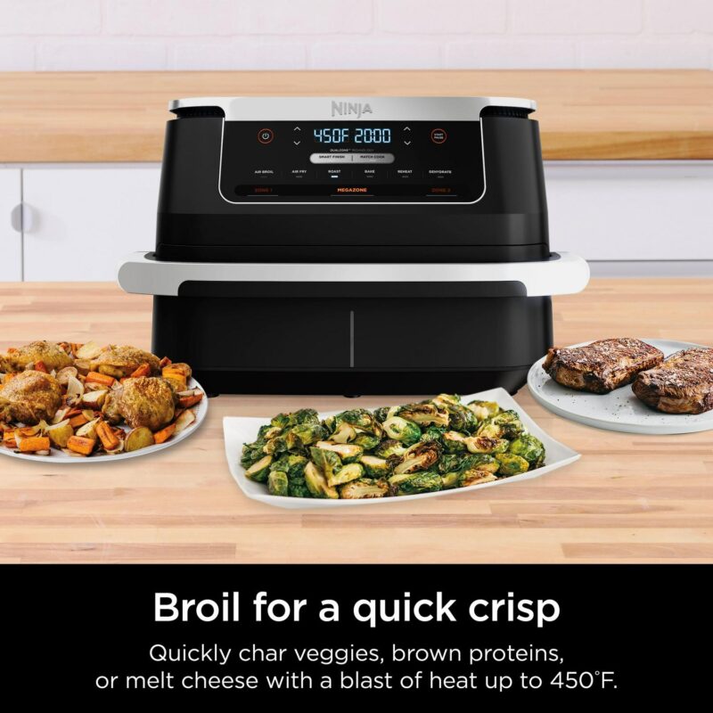 Ninja Foodi DualZone FlexBasket Air Fryer with 7-qt MegaZone - Image 5