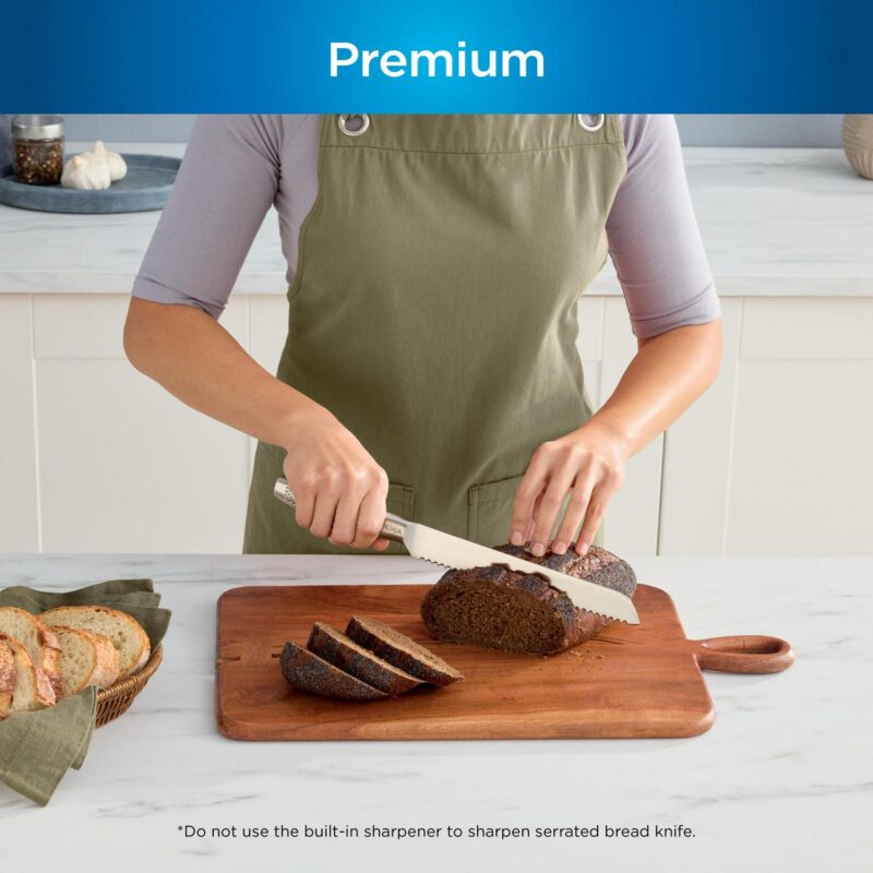 Ninja Foodi NeverDull Premium 14-Piece Stainless Knife System with Built-in Sharpener, K62014 - Image 10