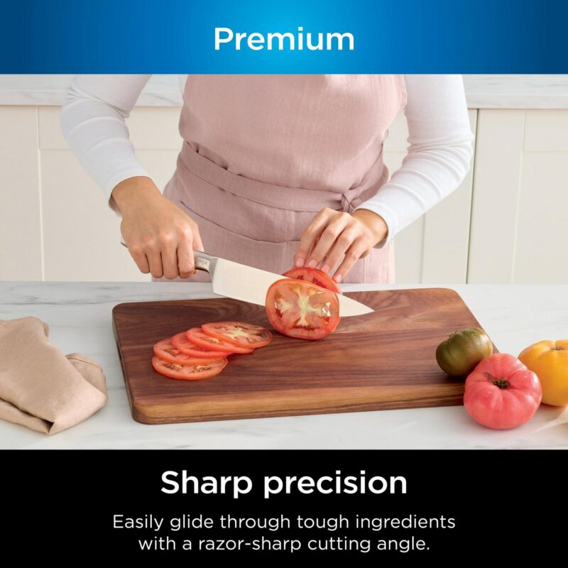 Ninja Foodi NeverDull Premium 14-Piece Stainless Knife System with Built-in Sharpener, K62014 - Image 3