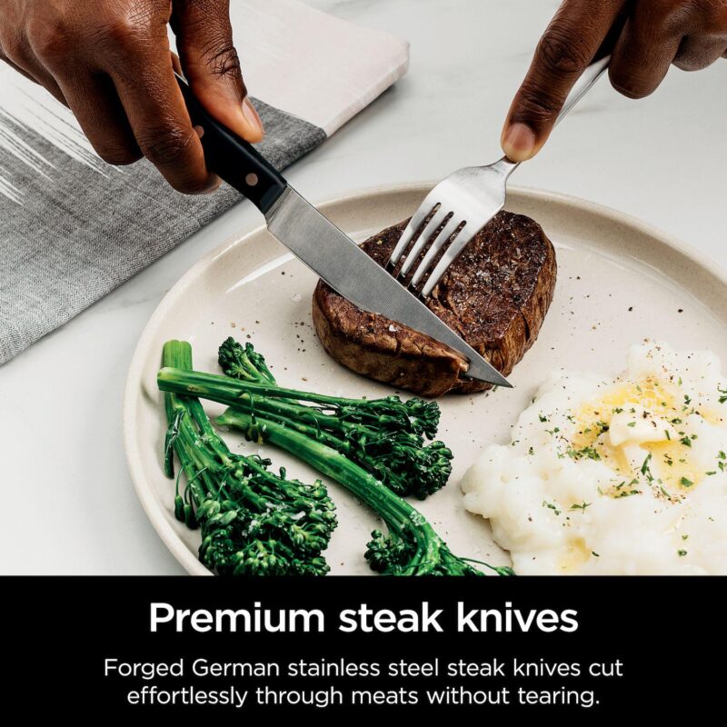 Ninja Foodi NeverDull Premium 13-pc. Wood Series Knife System with Built-in Sharpener - Image 7