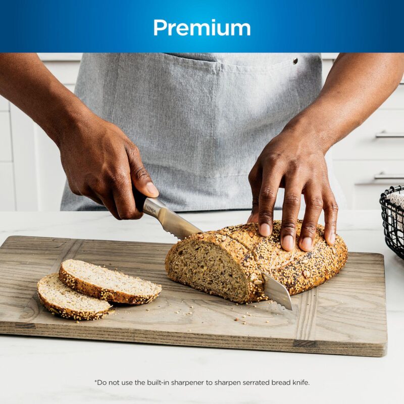 Ninja Foodi NeverDull Premium 13-pc. Wood Series Knife System with Built-in Sharpener - Image 9