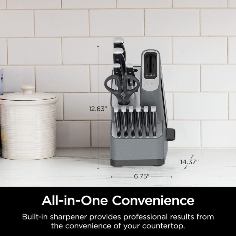 Ninja Foodi NeverDull Premium 12-pc. Knife Block Set with Built-in Sharpener System - Image 8