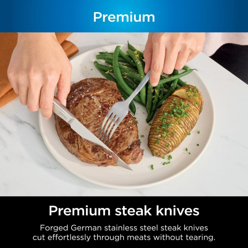 Ninja Foodi NeverDull Premium 14-Piece Stainless Knife System with Built-in Sharpener, K62014 - Image 8