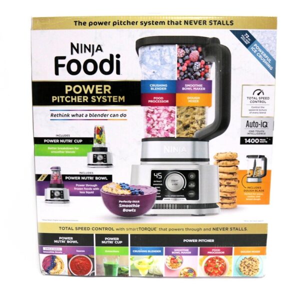 Ninja Foodi Power Blender and Processor System with Smoothie Bowl Maker