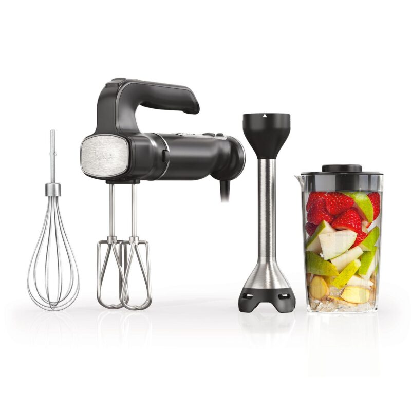 Ninja Foodi Power Mixer System Hand Blender and Hand Mixer Combo with 3 Cup Blending Vessel (CI101) - Image 13