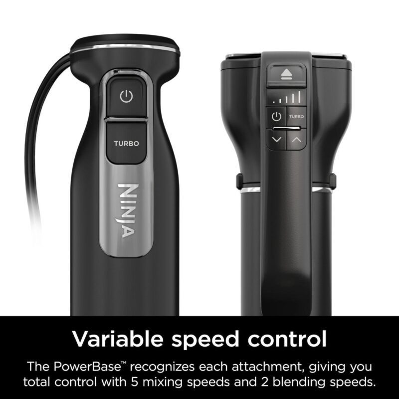 Ninja Foodi Power Mixer System Hand Blender and Hand Mixer Combo with 3 Cup Blending Vessel (CI101) - Image 8