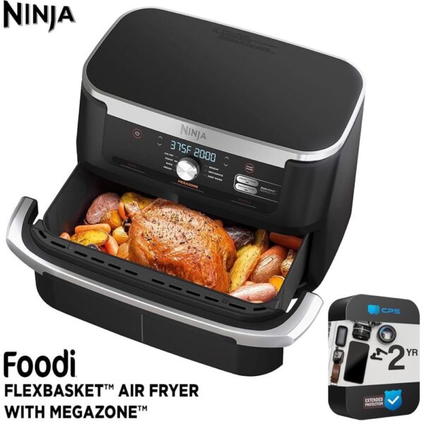 Ninja Foodi Refurbished 11 qt Air Fryer, Black - Automatic Shutoff