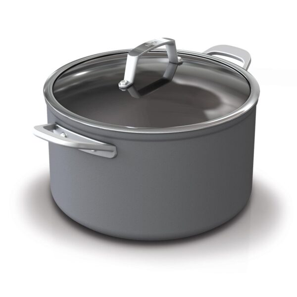 Ninja NeverStick Premium Hard-Anodized 8-Quart Stock Pot with Glass Lid