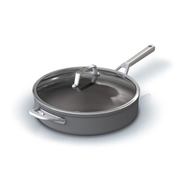 Ninja NeverStick Premium Hard-Anodized 5-Quart Saut Pan with Glass Lid