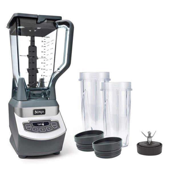 Ninja Professional BL660 Countertop Blender with 1100W Base, 72oz Pitcher and 16oz Ninja Cups