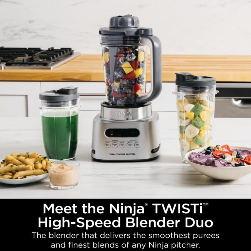Ninja TWISTi, High Speed Blender Duo, 5 Auto-iQ Programs - Image 8
