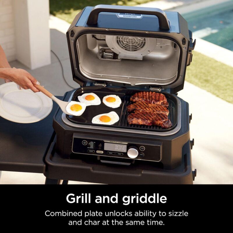 Ninja Woodfire Grill and Griddle Plate - Image 2