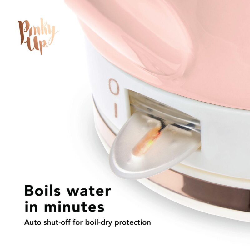 Noelle Pink Ceramic Electric Tea Kettle By Pinky Up - Image 3