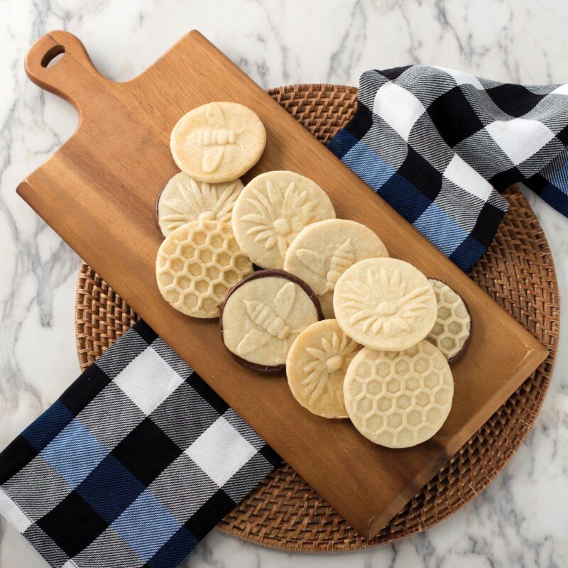 Nordic Ware 3-pc. Honeybee Cast Cookie Stamp Set - Image 3