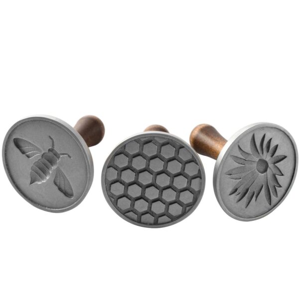 Nordic Ware 3-pc. Honeybee Cast Cookie Stamp Set