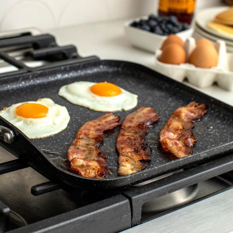 Nordic Ware Basalt 11-in. Nonstick Square Griddle Pan - Image 6