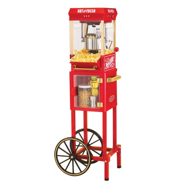 Nostalgia Electrics Vintage Collection Kettle Popcorn Cart