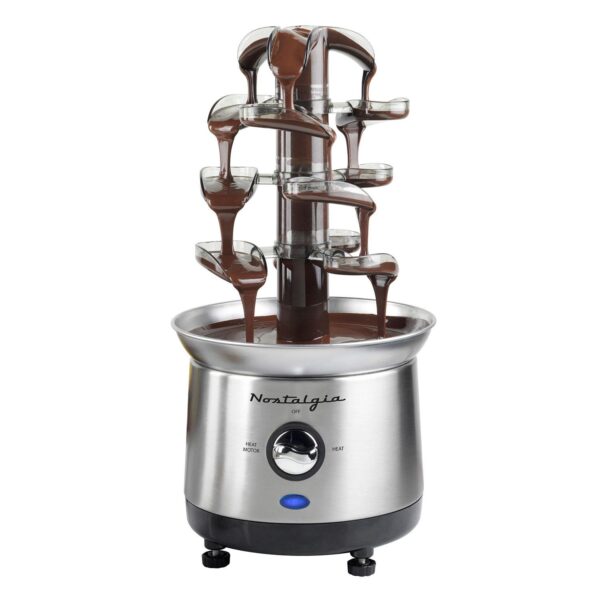 Nostalgia Electrics Cascading Chocolate Fondue Fountain