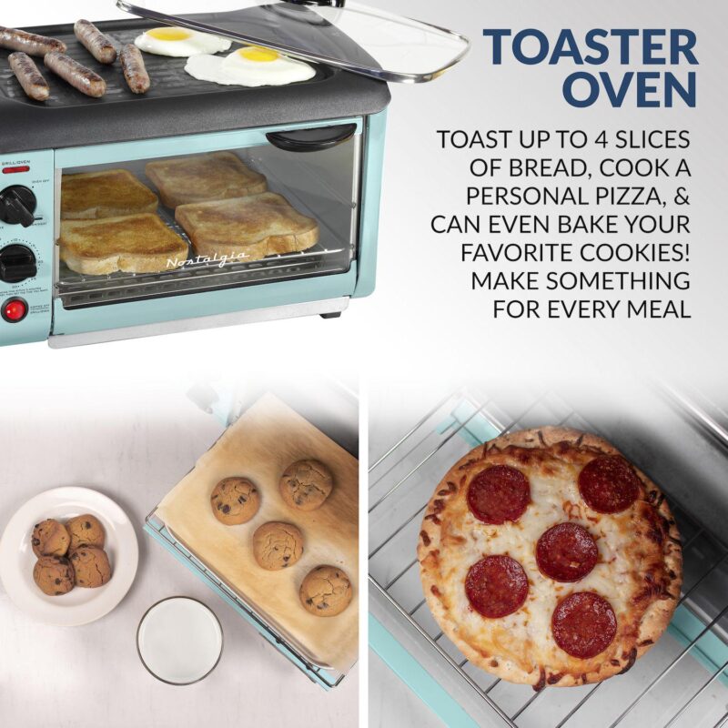 Nostalgia Electrics Retro Family-Size 3-in-1 Breakfast Station - Image 6