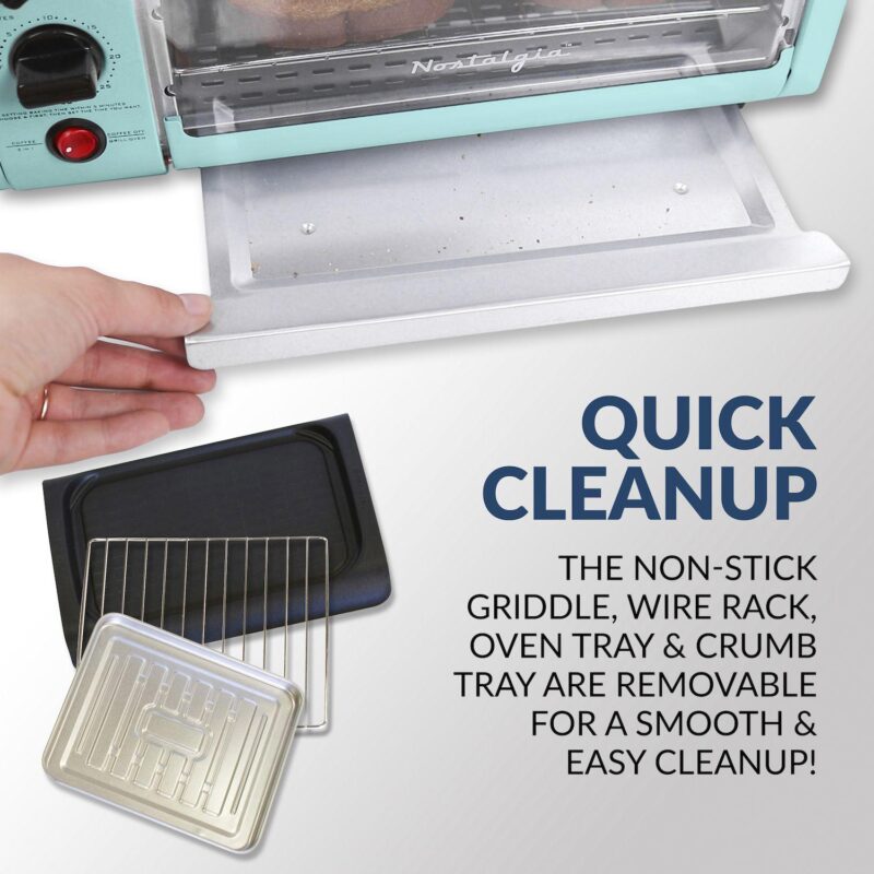 Nostalgia Electrics Retro Family-Size 3-in-1 Breakfast Station - Image 7