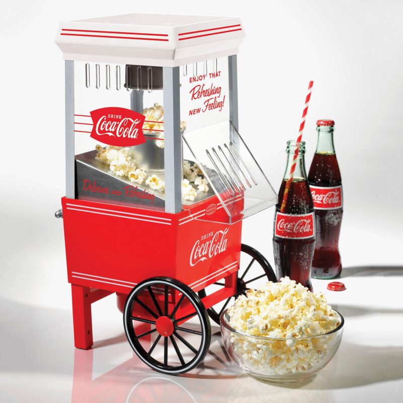 Nostalgia Electrics Coca-Cola 12-Cup Hot Air Popcorn Maker - Image 2