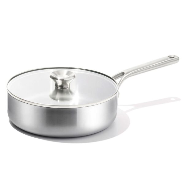 OXO Mira 3-Ply Stainless Steel 3.25-qt. Saut Pan with Lid