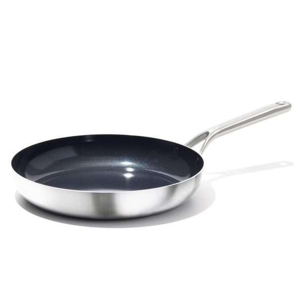 OXO Mira 3-Ply Stainless Steel 12-in. Non-Stick Frypan