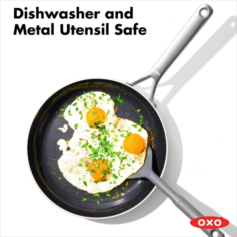 OXO Mira 3-Ply Stainless Steel 2-pc. Non-Stick Frypan Set - Image 7