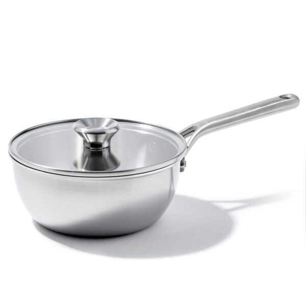 OXO Mira Tri-Ply Stainless Steel 2.5-qt. Chef's Pan with Lid