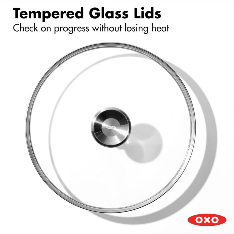 OXO Mira Tri-Ply Stainless Steel 2.5-qt. Chef's Pan with Lid - Image 6