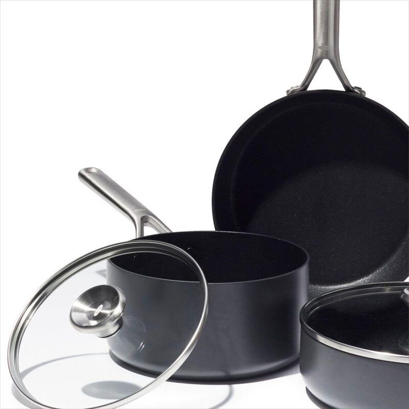 OXO Professional Ceramic Non-Stick 5-pc. Cookware Set - Image 5