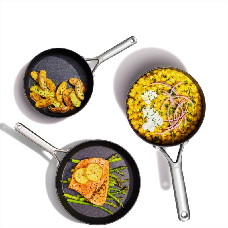 OXO Professional Ceramic Non-Stick 5-pc. Cookware Set - Image 2