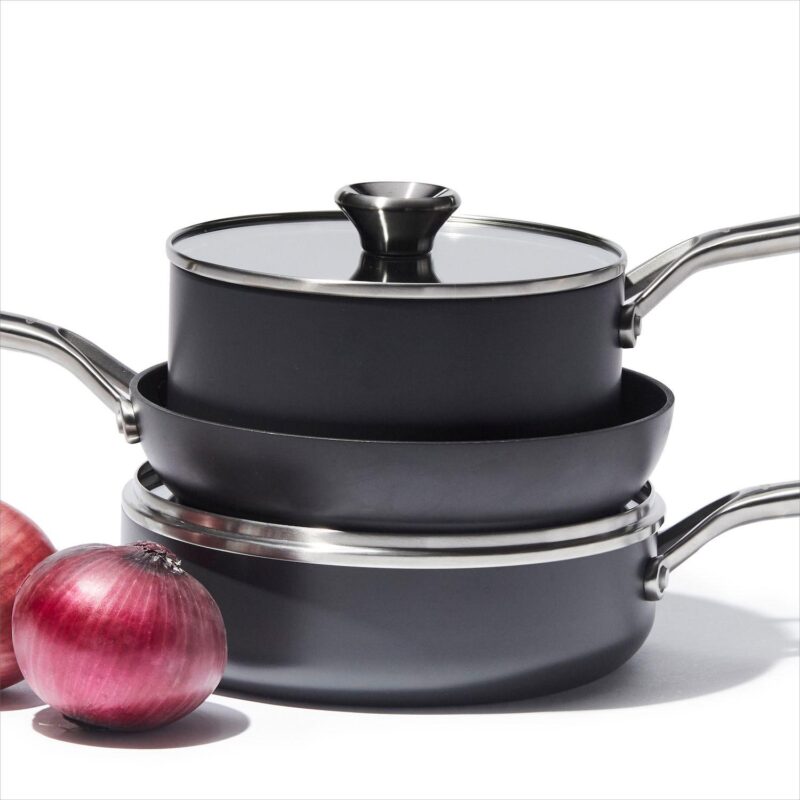 OXO Professional Ceramic Non-Stick 5-pc. Cookware Set - Image 8