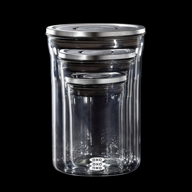 OXO SteeL POP 3-pc. Graduated Glass Canister Set - Image 3