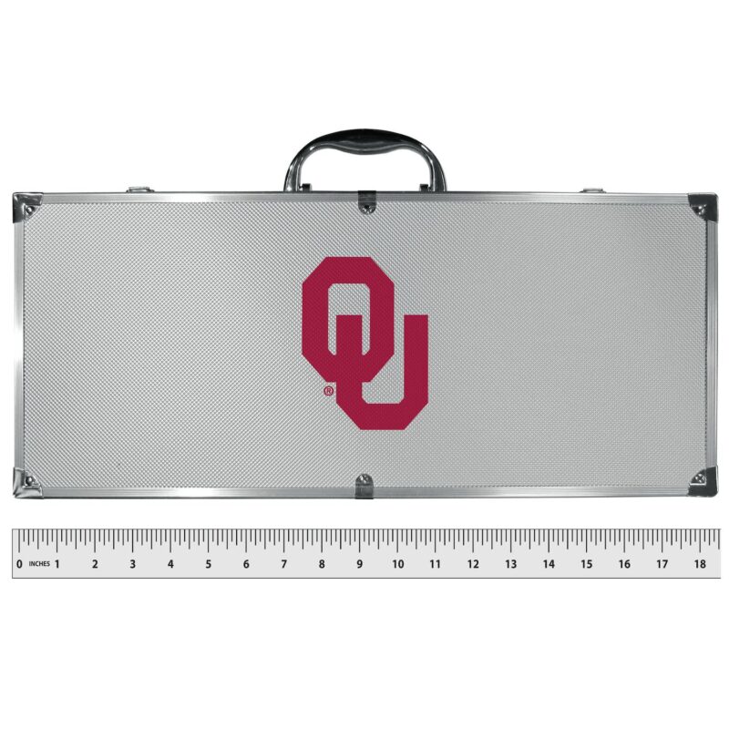 Oklahoma Sooners Tailgater 8-Piece BBQ Grill Set - Image 3