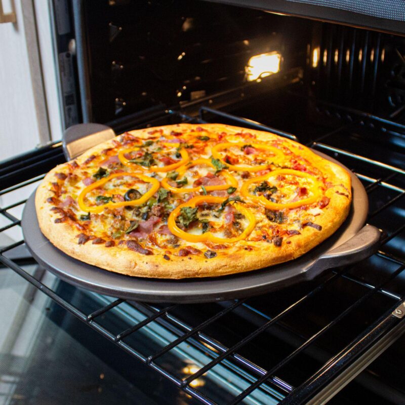 Old Stone 3-piece Glazed Pizza Stone Set - Image 18