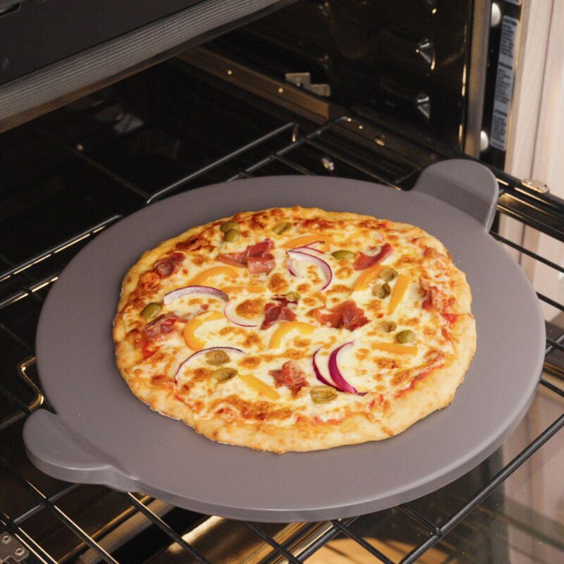 Old Stone 3-piece Glazed Pizza Stone Set - Image 15