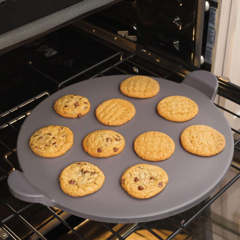 Old Stone 3-piece Glazed Pizza Stone Set - Image 6