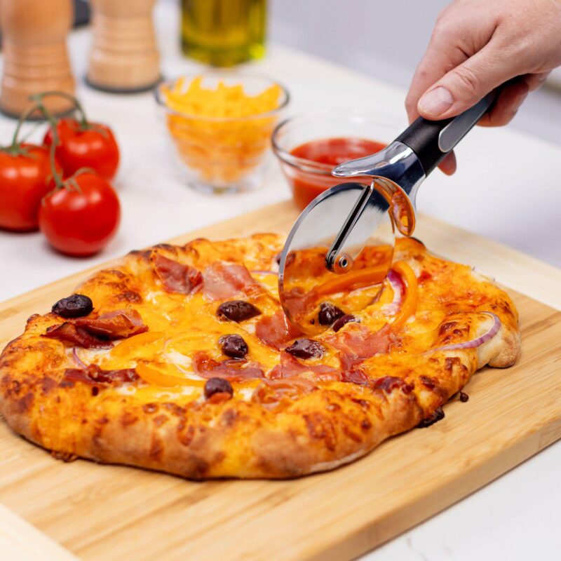 Old Stone 3-piece Glazed Pizza Stone Set - Image 17