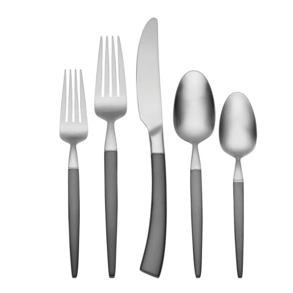 Oneida Adjacent Midnight 20-pc. Flatware Set