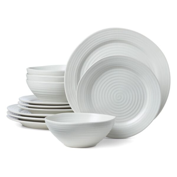 Oneida Ridge White 12-pc. Dinnerware Set