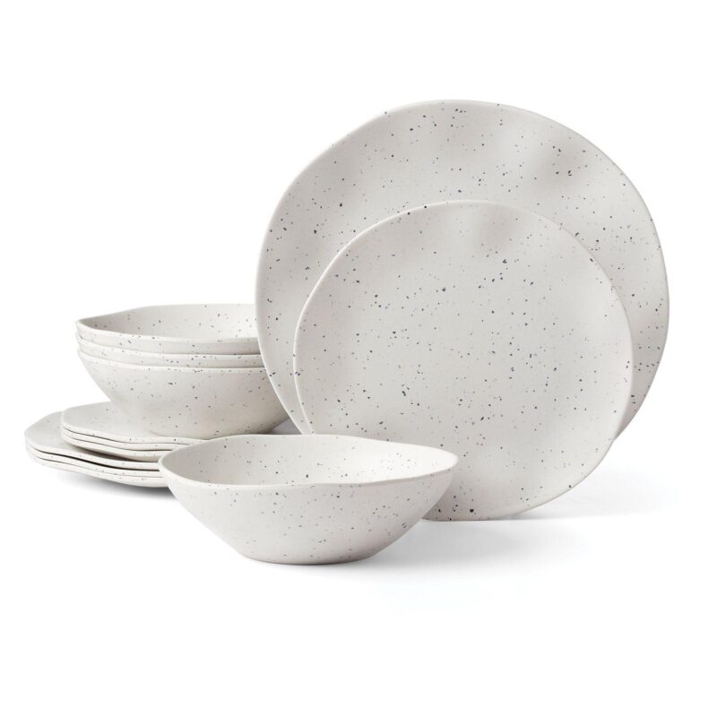 Oneida Terrazzo Melamine 12-pc. Dinnerware Set - Image 11